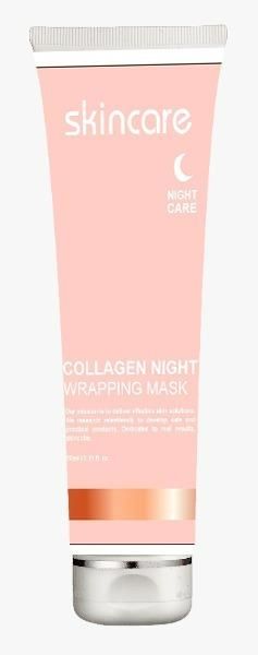 Collagen Overnight Wrapping Peel Off Facial Mask Pack - Elasticity & Hydration Care, Reduces Sagging