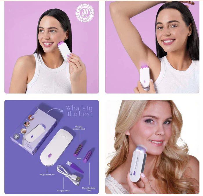 Painless Facial & Body Hair Trimmer – Smooth Skin in Seconds